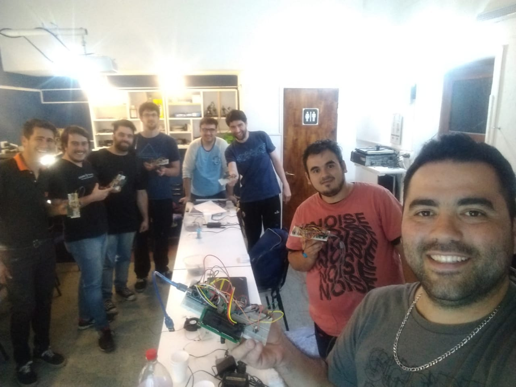 Clase práctica en laboratorio