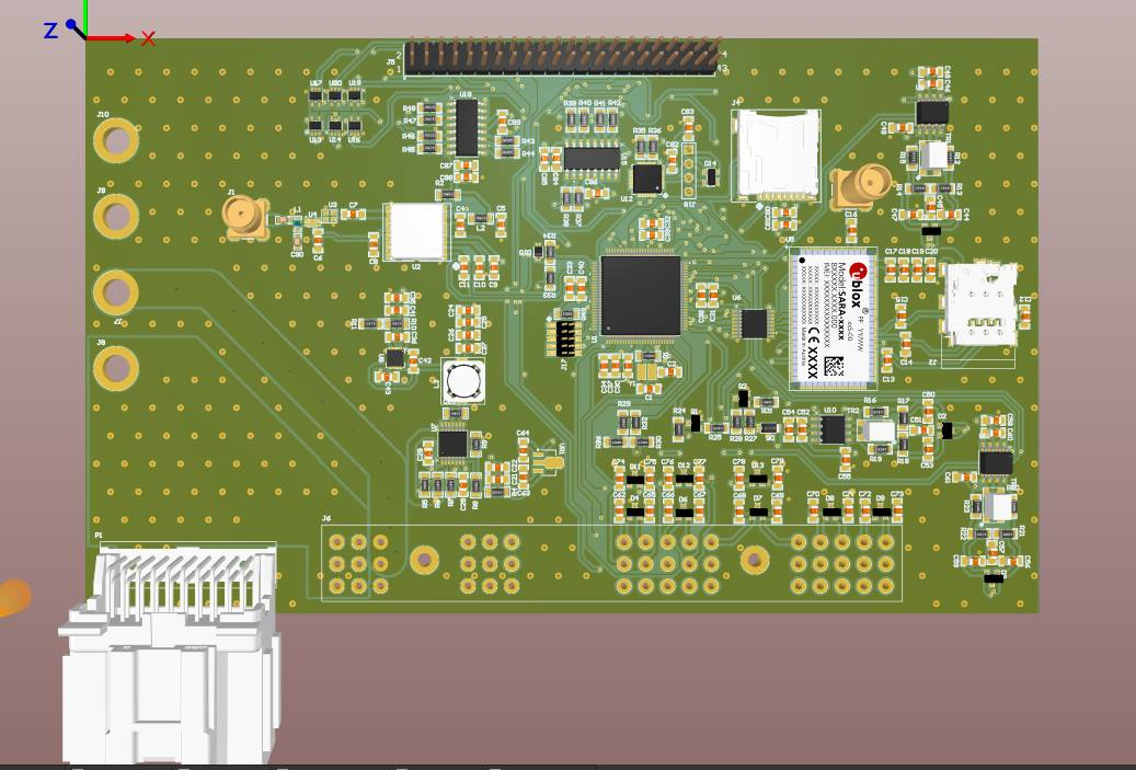 Diseño electrónico de placa de circuito impreso